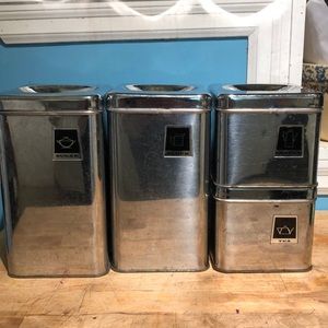 Vintage canister set